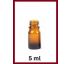 Staklena amber flasica 5ml